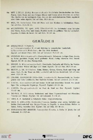 Gemälde II (Nr. 569-618)