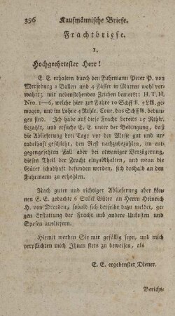 Frachtbriefe