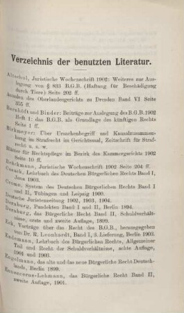 Verzeichnis der benutzten Literatur