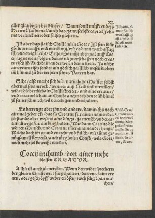 Coccii irrthumb/ von ainer nicht blossen Creatur.