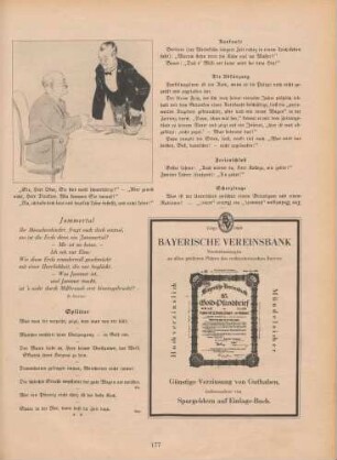 "Sie, Herr Ober, Sie sind wohl schwerhörig?"