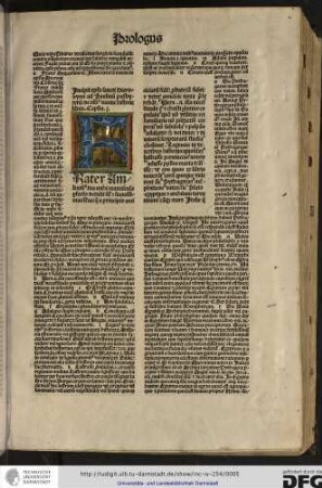 Incipit epistola sancti Hieronymi ad Paulinum presbyterum de omnibus divine historie libris. Capitulum i.