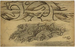 Verschiedene Ornamente aus Bordesholm, Laubfriese
