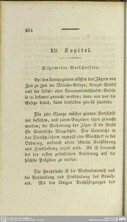 XII. Kapitel. Allgemeine Vorschriften