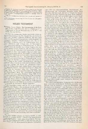 749-751 [Rezension] Buchanan, George Wesley, The consequences of the covenant