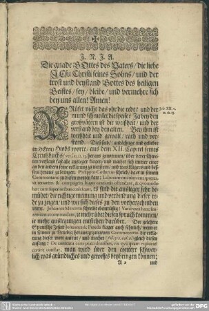 Leichenpredigt : Das sicherste Rechts-Collegium. [Eingang]. [Textus]. Exordium. Collegium Sacro Iuridicum