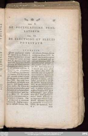 Tit. V. De Postulatione Praelatorum.