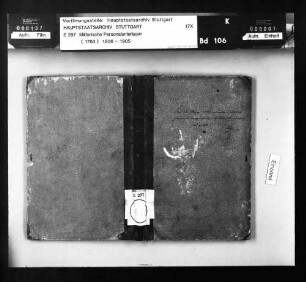 Einsteherbuch, Band 9, Nr. 8001 - 9000, vom 7. April 1845 bis 5. April 1847