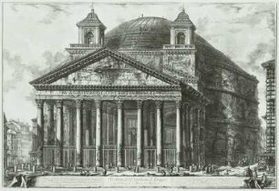 Veduta del Pantheon d'Agrippa