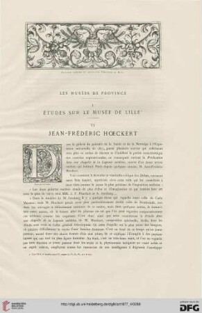 3: Les musées de province, [5] : études sur le musée de Lille - Jean-Frédéric Hoeckert