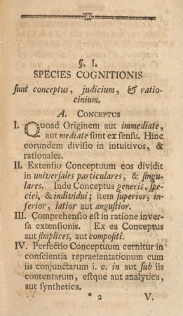 §. I. Species cognitionis.