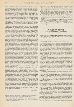 528-830 [Rezension] Casper, Bernhard, Sprache und Theologie