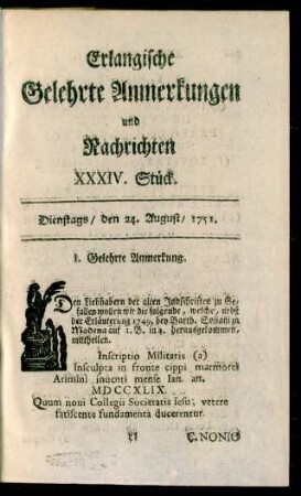 XXXIV. Stück
