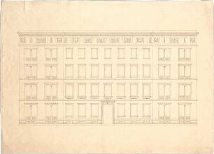 Zocher, Ernst; Architektonische Entwürfe - Ansicht