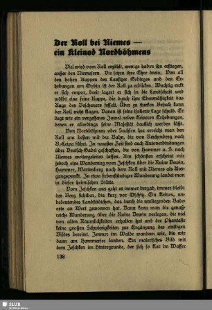 Der Roll bei Niemes – ein Kleinod Nordböhmens