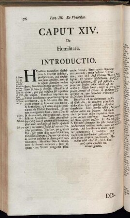Caput XIV. De Humilitate.