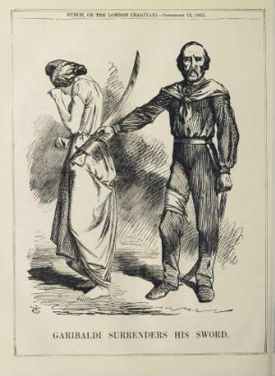 Garibaldi surrenders his sword