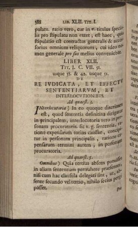 Liber XLII.