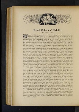 Ernst Zahn und Schiller