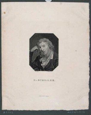 Bildnis Schiller, Johann Christoph Friedrich von, Philosoph, Dichter und Historiker