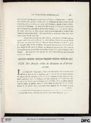 VIII: Des diverses tribus de Bedouins ou d’Arabes errans