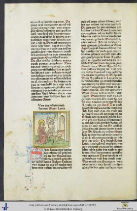 Von der lieben iunckfrowen Sant Lucia