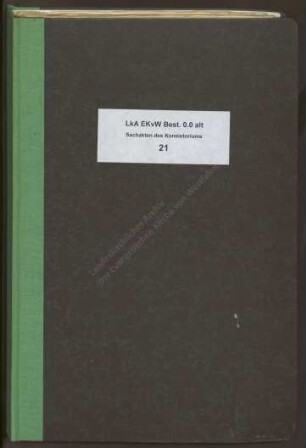 Abänderung der Kirchenordnung
