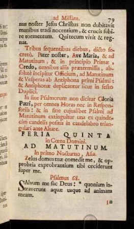 79-106, Ad Matutinum.