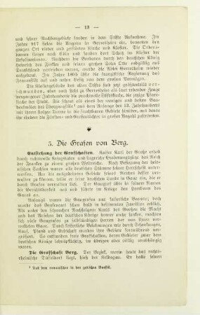 3. Die Grafen von Berg