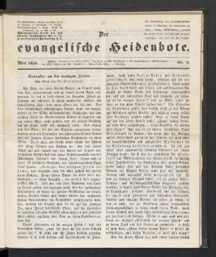Nr. 5. Mai 1858