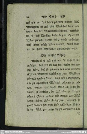 Der fünfte Absatz