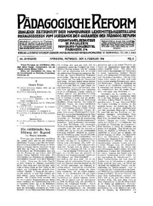 Die militärische Ausbildung der Jugend