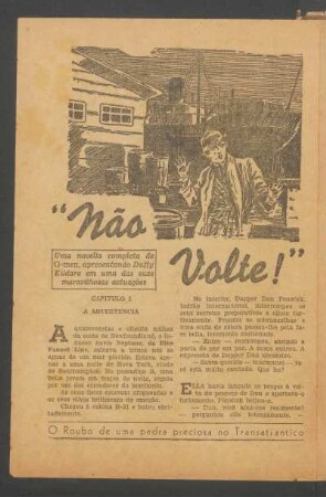 "Não volte!" : Uma novella completa de G-men, apresentando Duffy Kildare em uma das suas maravilhosas actuações.