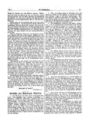 Kernsätze aus Pestalozzis Schriften