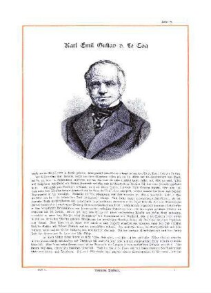 Karl Emil Gustav v. Le Coq