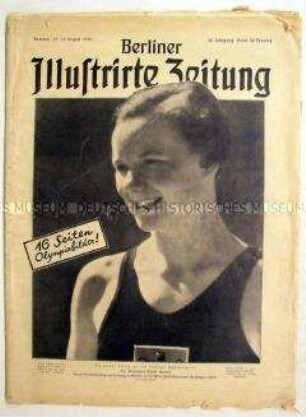 Wochenzeitschrift "Berliner Illustrirte Zeitung" zu den Olympischen Spielen in Berlin