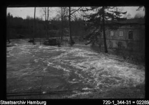 Ammersbek, Wohldorf, Hochwasser 1956