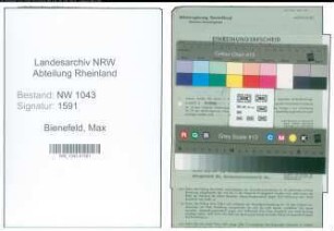 Entnazifizierung Max Bienefeld , geb. (Lehrer)