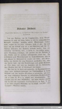Siebenter Abschnitt. Eigenthümlichkeiten der verschiedenen Gattungen von Dampfmaschinen