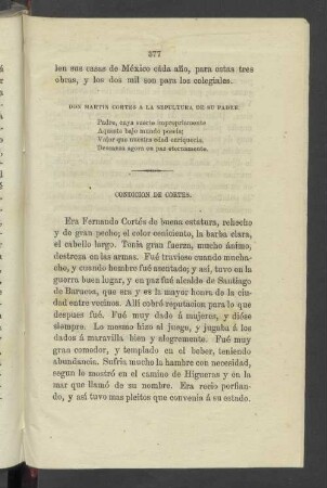 Condicion De Cortes