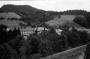 Freiburg i. Br.: Papierfabrik Flinsch vom Hochaus in der Runzstraße