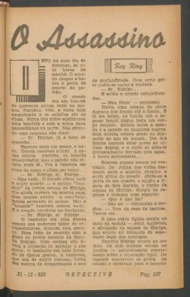 O assassino : [Pequena novella]