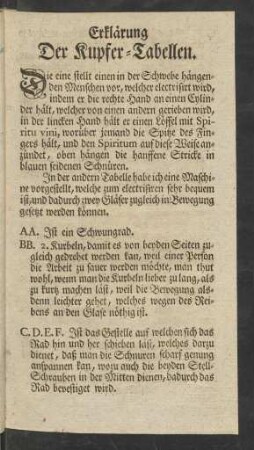 Erklärung Der Kupfer-Tabellen