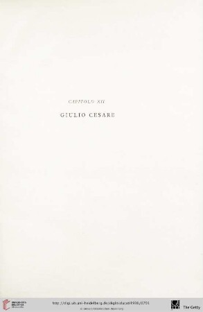 Capitolo XII: Giulio Cesare