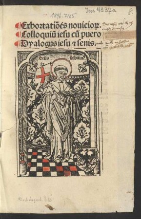 Exhortationes novitiorum etc.