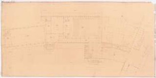 Staatliches Mädchengymnasium, Mönchengladbach: Schulgebäude, Haupteingang, Aula und Turnhalle: Grundriss Erdgeschoss 1:100