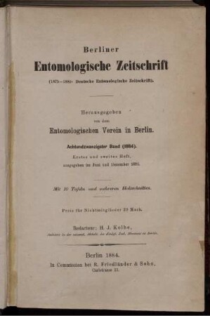 28: Berliner entomologische Zeitschrift