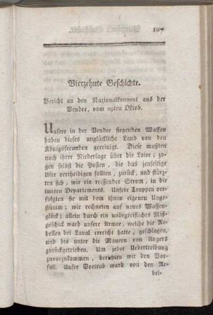 Vierzehnte Geschichte - Fünfzehnte Geschichte