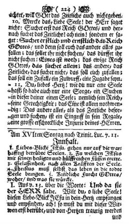 Am XVI ten Sontag nach Trinit. Luc. 7.11