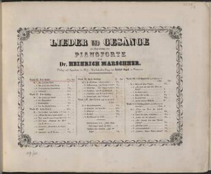 4 Lieder : für 1 Singstimme mit Begl. d. Pianoforte ; Werk 82